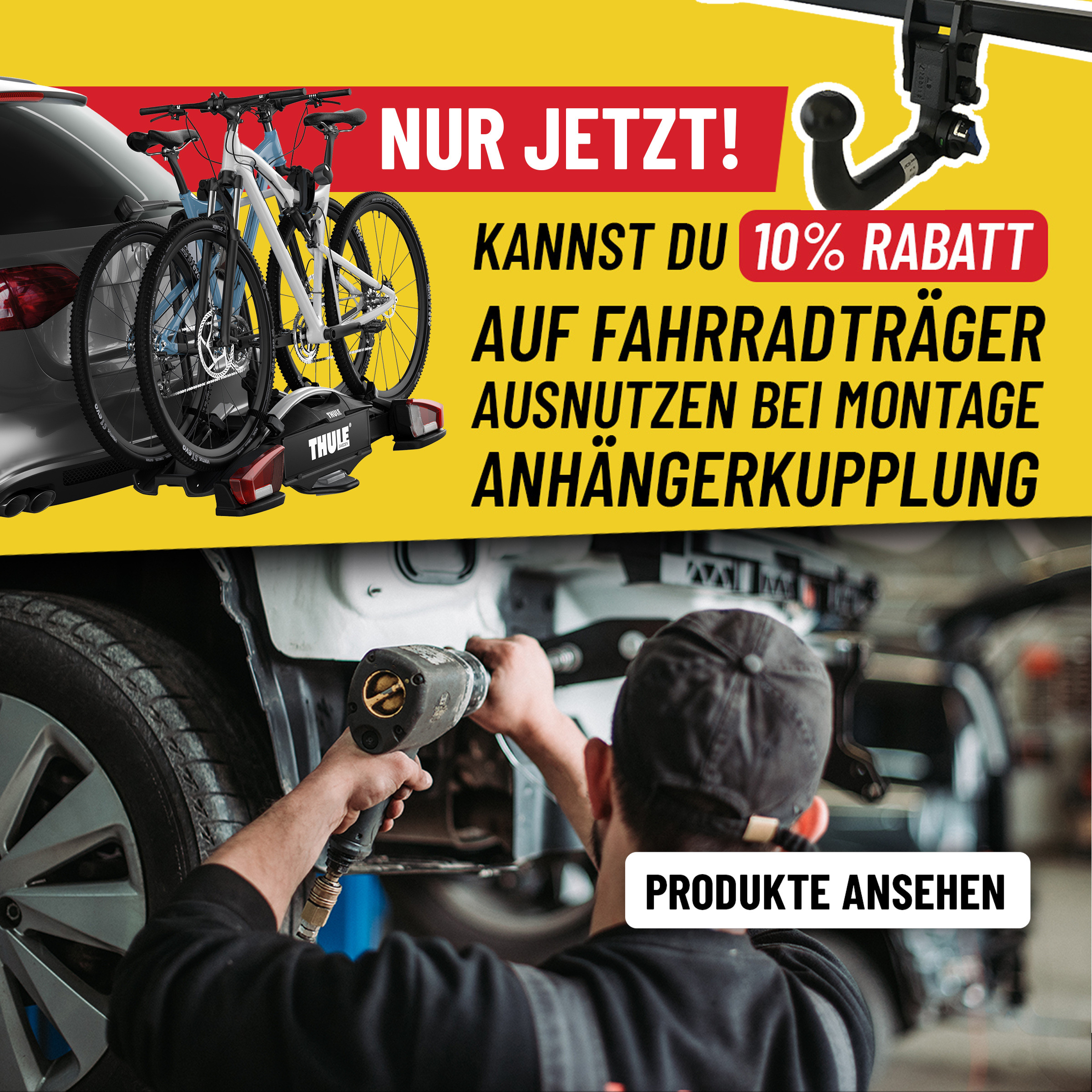 rabatt 10% Fahrradträger